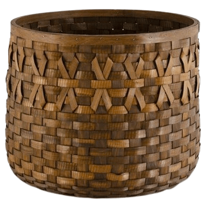 Brown Round Basket